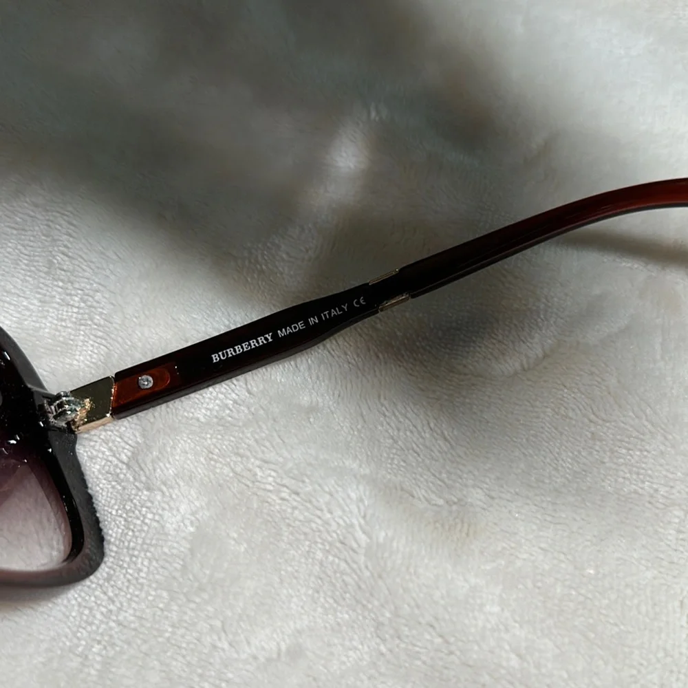 Burberry Brown Oversized Shield Sunglasses no case or dust bag - Picture 3 of 3